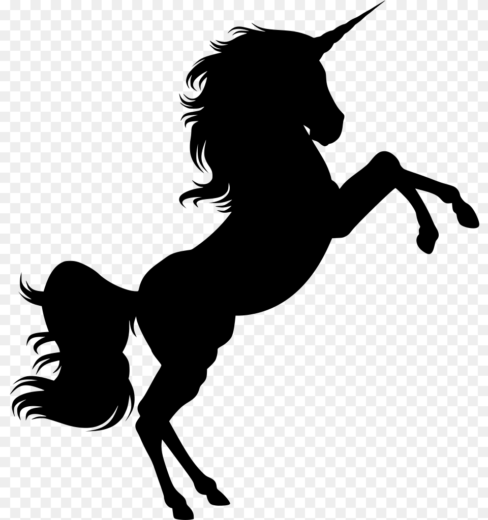 Everlasting Unicorn, Gray Free Png