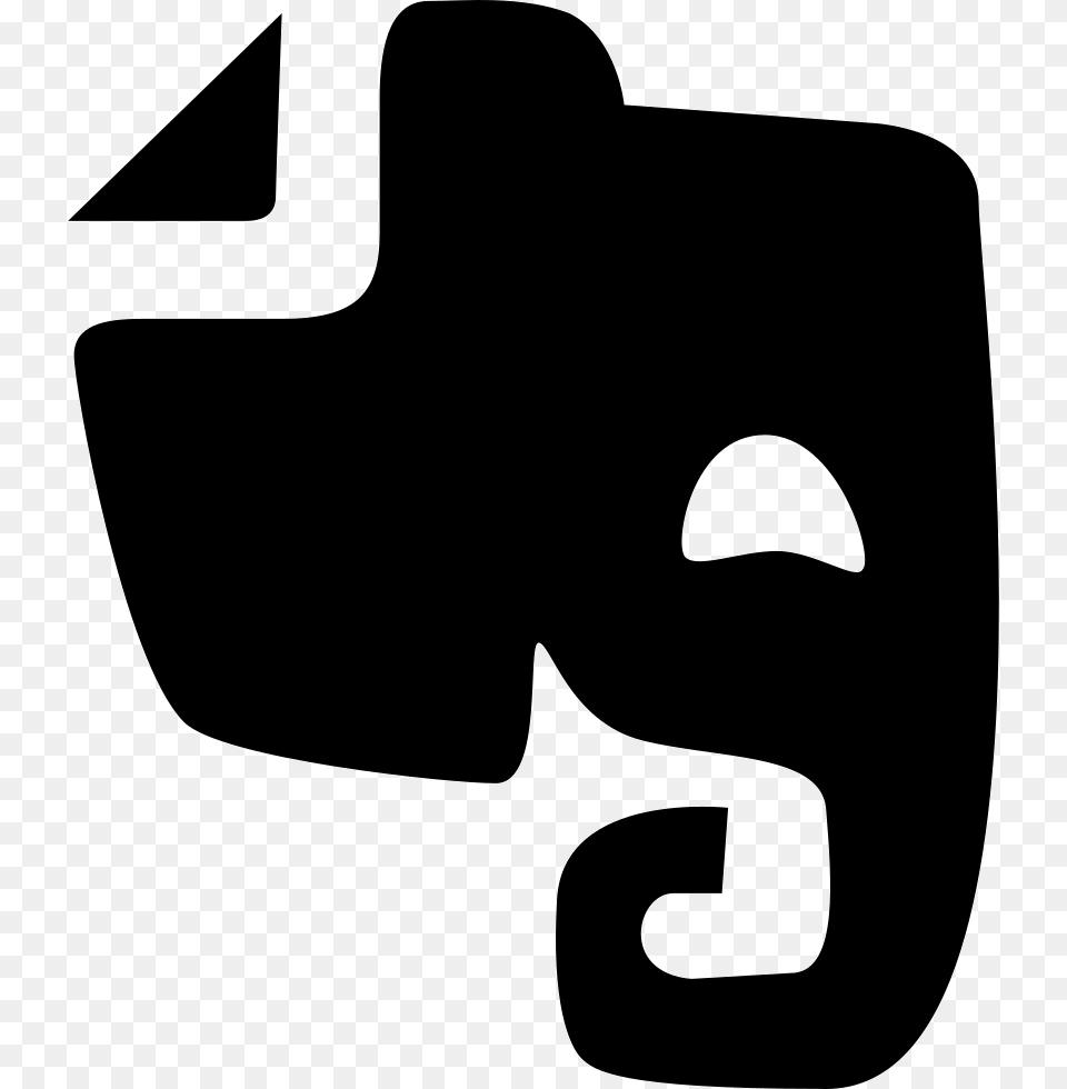 Evernote Evernote Icon, Stencil, Symbol Png