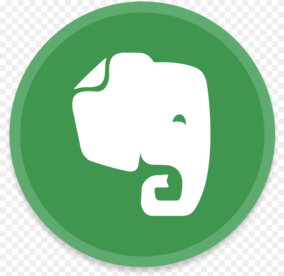 Evernote Icon, Logo, Sticker, Symbol, Disk Free Png Download
