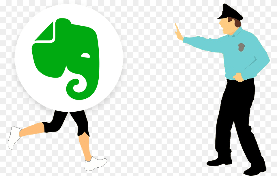 Evernote Stop Running At Startup Security Guard Appreciation, Person, Badminton, Sport, Recycling Symbol Free Transparent Png