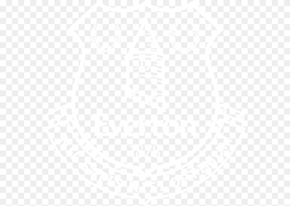 Everton Logo Black Facebook Icon Logo Premier League Everton Logo, Badge, Emblem, Symbol Png Image