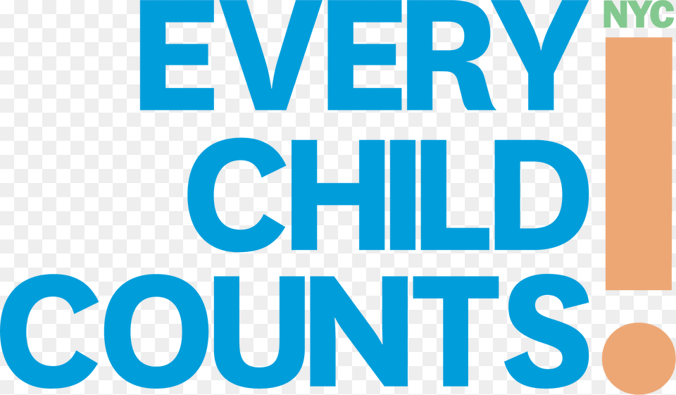 Every Child Counts Nyc Logo Poster, Text Free Transparent Png
