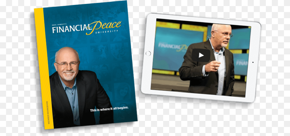 Every Financial Peace University Membership Includes Dave Ramsey39s Financial Peace University Member Workbook, Adult, Person, Man, Male Free Png Download