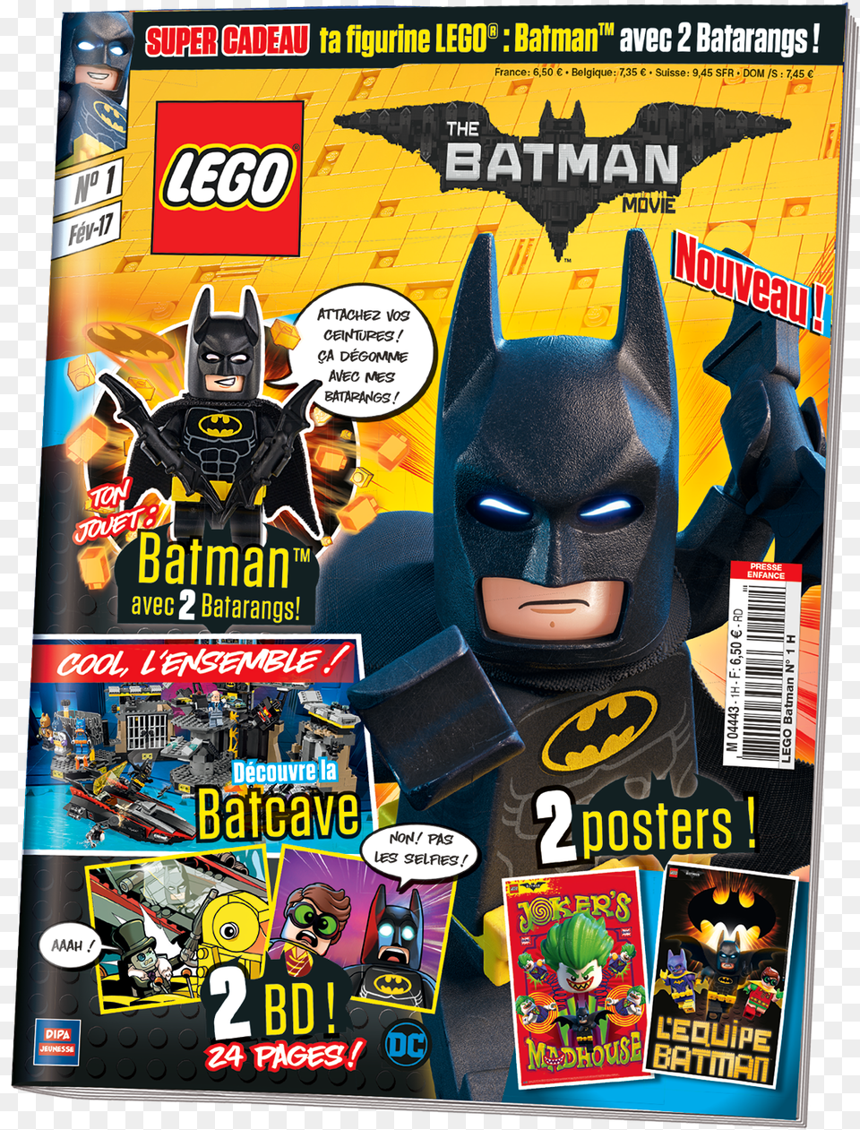 Every Issue Comes With A Wicked Gift Straight From Lego Batman Movie Magazine, Book, Publication, Person, Face Png