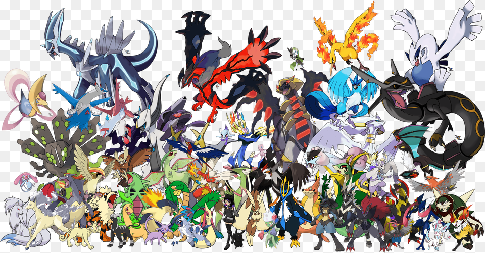 Every Legendary Pokemon Wallpapers All Legendary Mega Pokemon, Art, Graphics, Person Free Transparent Png