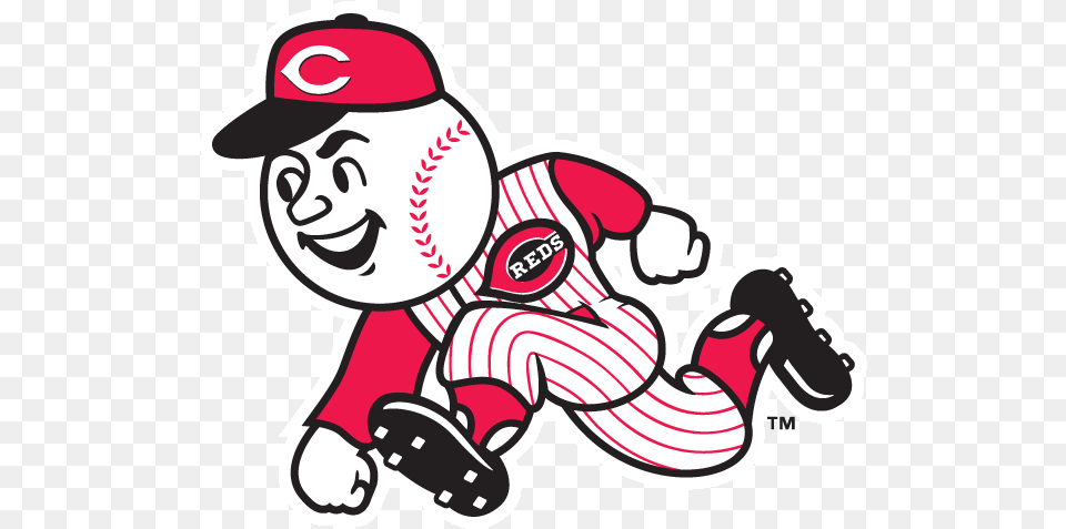Every Mlb Teams Best And Worst Logos Vector Cincinnati Reds Logo, Person, People, Team, Clothing Free Transparent Png