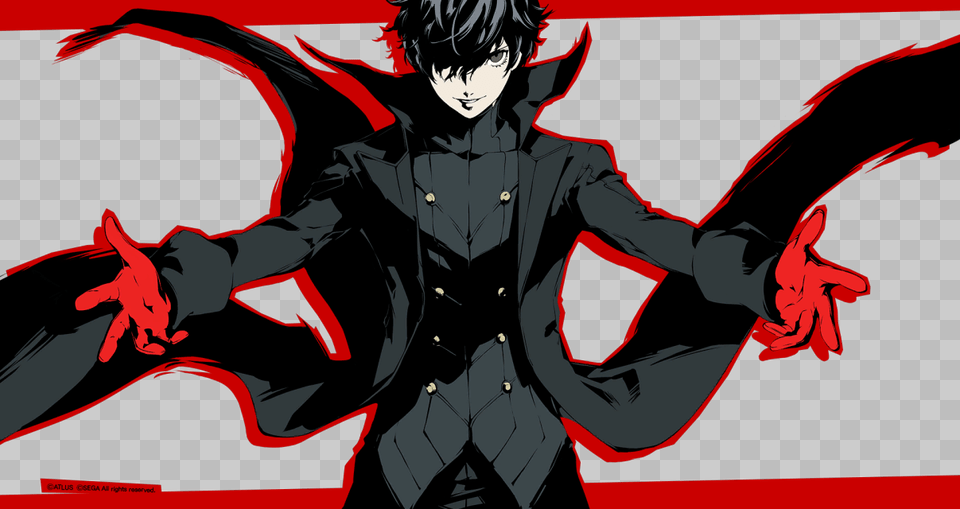 Every Time I See Joker39s Ps4 Theme I39m Likepic Persona 5 Joker Theme, Book, Comics, Publication, Person Free Png