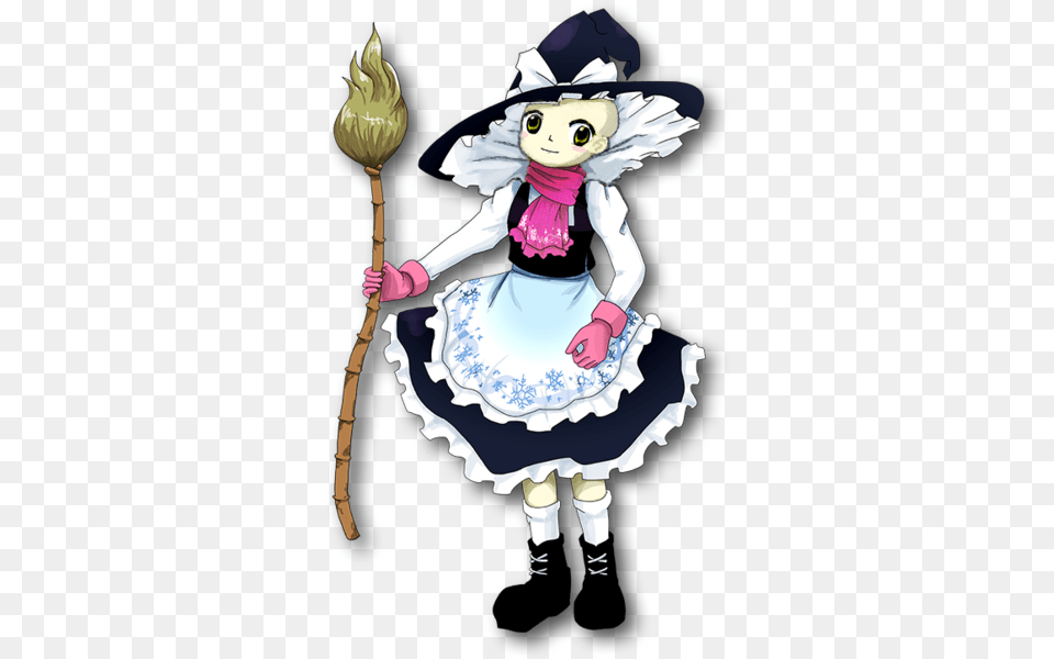 Every Touhou Bald Everytouhoubald Twitter Marisa Kirisame Touhou 16, Clothing, Costume, Person, Baby Free Transparent Png