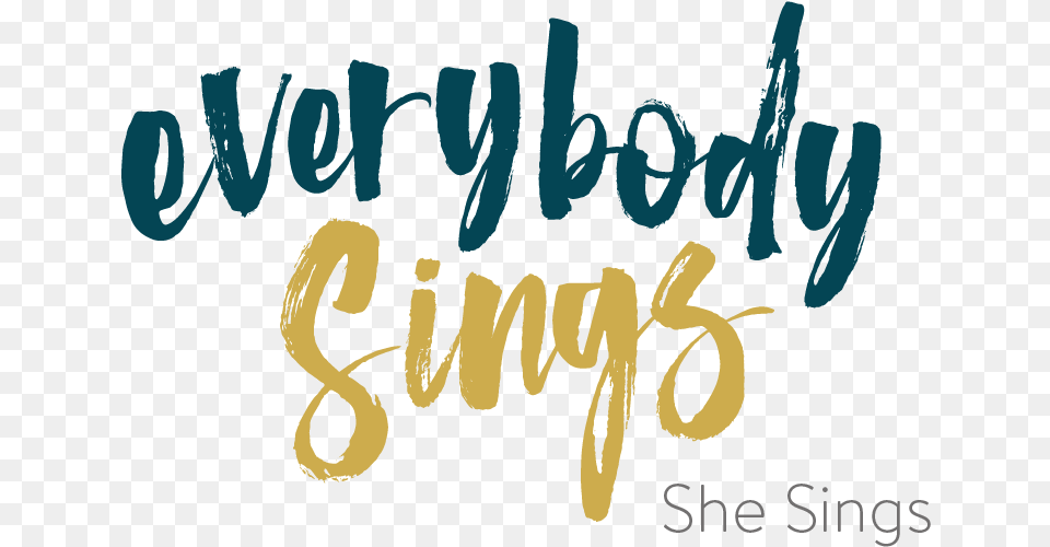 Everybody Sings Logo She Sings All Saints39 Community Centre, Text, Handwriting, Calligraphy Free Transparent Png