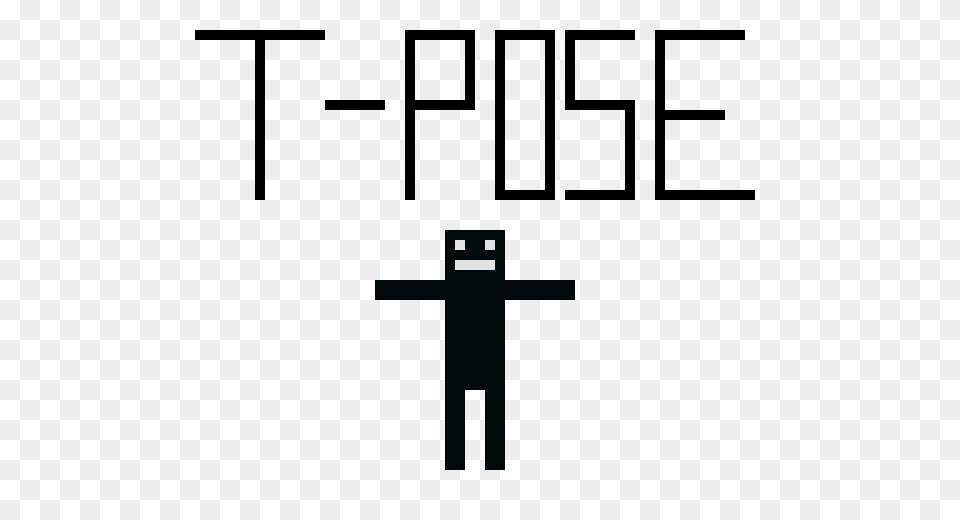 Everybody T Pose Pixel Art Maker, Cross, Symbol, Sword, Weapon Png