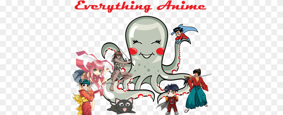 Everything Is Anime, Book, Comics, Publication, Person Free Png Download