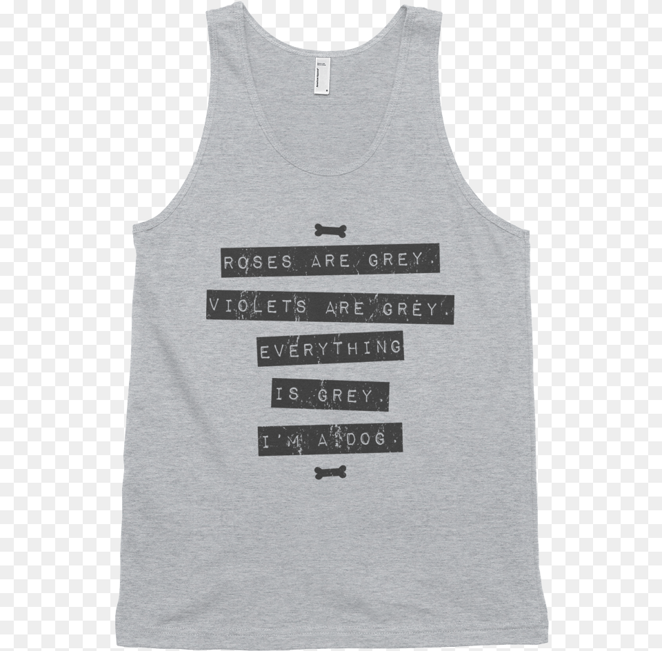 Everything Is Grey Tank Top Top, Clothing, Tank Top, T-shirt, Person Free Transparent Png