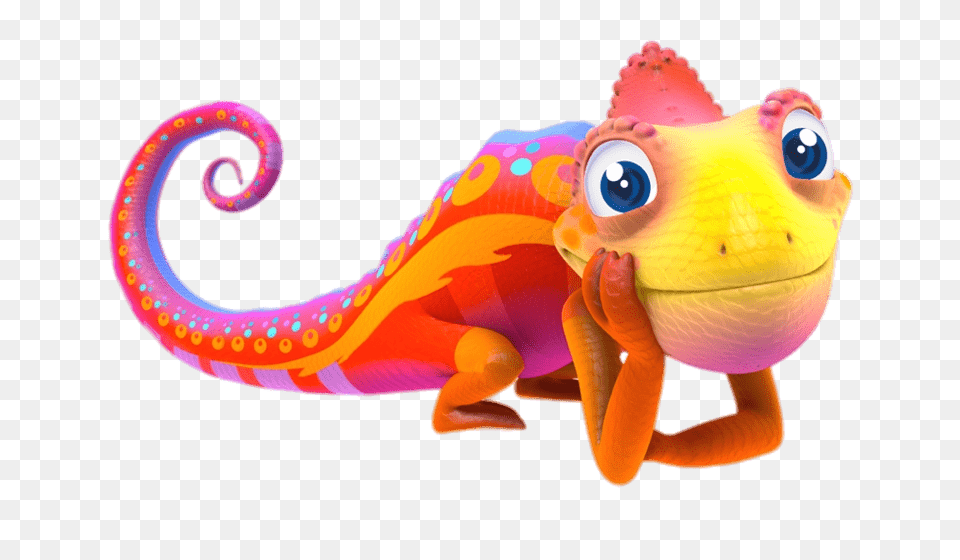 Everythings Rosie Character Archie The Cameleon, Animal, Lizard, Reptile, Gecko Png