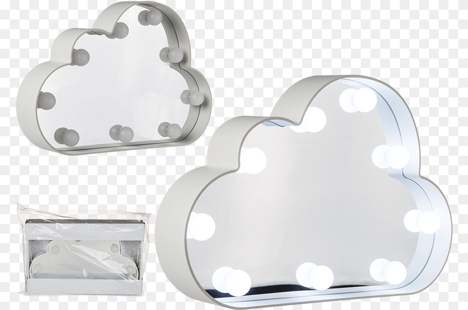 Everythink Cloud Shape Mirror Heart Png