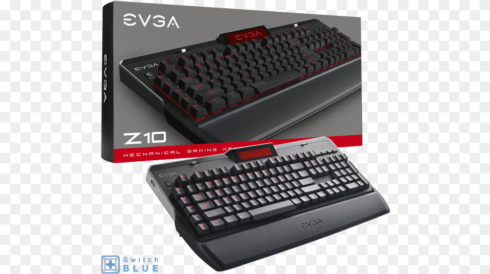 Evga 802 Zt E101 Kr Z10 Gaming Keyboard Red Backlit Evga Z10 Mechanical Keyboard, Computer, Computer Hardware, Computer Keyboard, Electronics Free Transparent Png