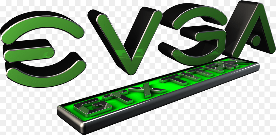 Evga Geforce Gtx Titan Logos 3d Evga, Green, Light, Smoke Pipe Png