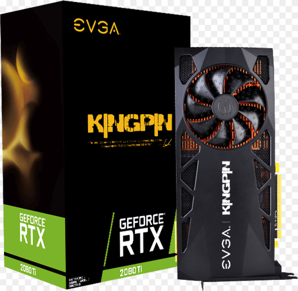 Evga Geforce Rtx 2080 Ti Kingpin Gaming Graphics Card Evga Rtx 2080 Ti Kingpin, Computer Hardware, Electronics, Hardware, Device Free Png