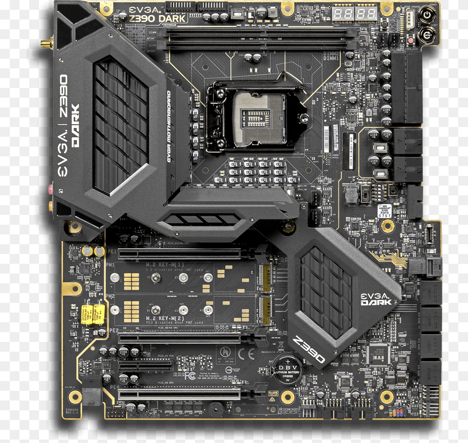 Evga Z390 Dark Header Image Evga Z390 Dark Motherboard, Computer Hardware, Electronics, Hardware, Aircraft Free Png Download