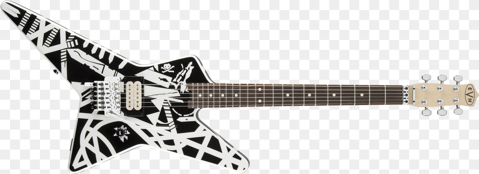 Evh Stripe Series Star Evh Striped Series Star Guitar, Electric Guitar, Musical Instrument, Bass Guitar Png