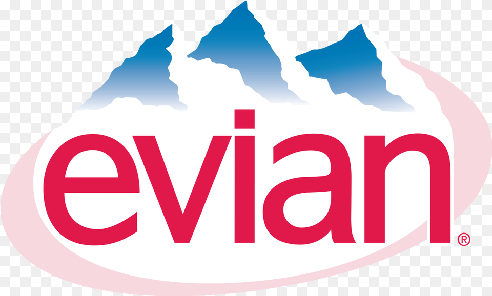Evian Logo China Transparent Evian Water Logo, Nature, Ice, Outdoors, Wedding Png Image