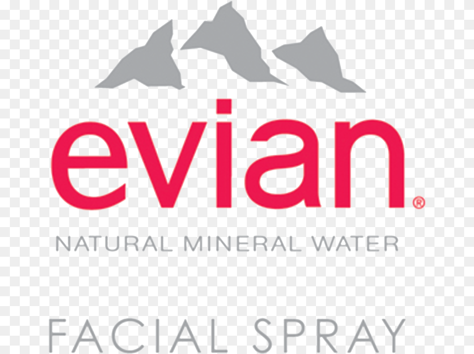 Evian Natural Mineral Water Facial Spray, Advertisement, Poster, Book, Publication Png