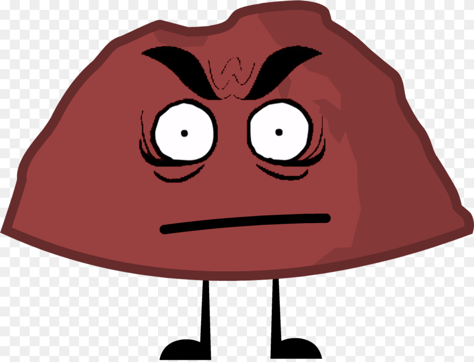 Evil Cartoon Mouth Bfdi Evil Golf Ball, Cap, Clothing, Hat, Person Free Png Download