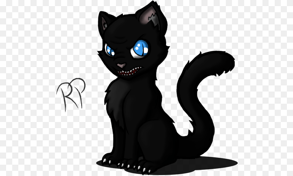 Evil Cat Gato Negro De Ojos Azules, Animal, Pet, Mammal, Black Cat Free Transparent Png