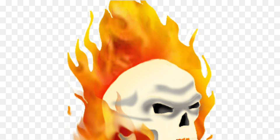 Evil Clipart Flame Skull, Baby, Person, Performer Free Transparent Png