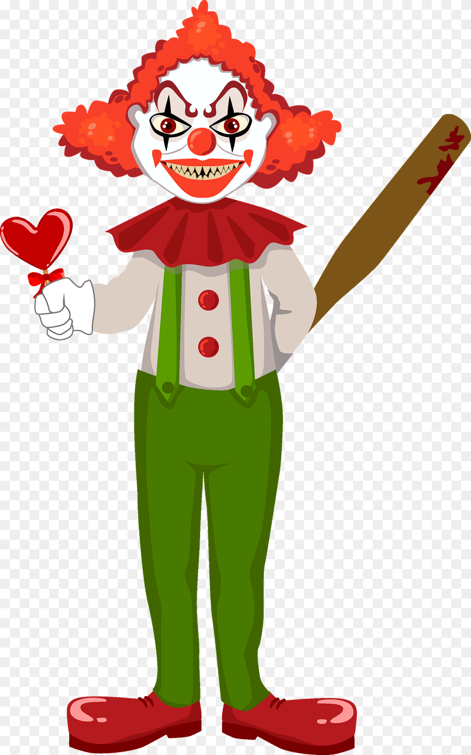Evil Clown Clipart, Person, Performer, Face, Head Png