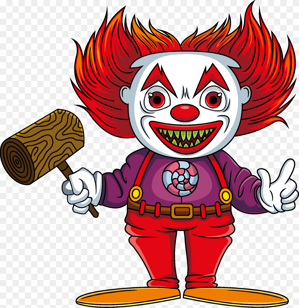 Evil Clown Clipart, Baby, Person, Face, Head Free Png Download