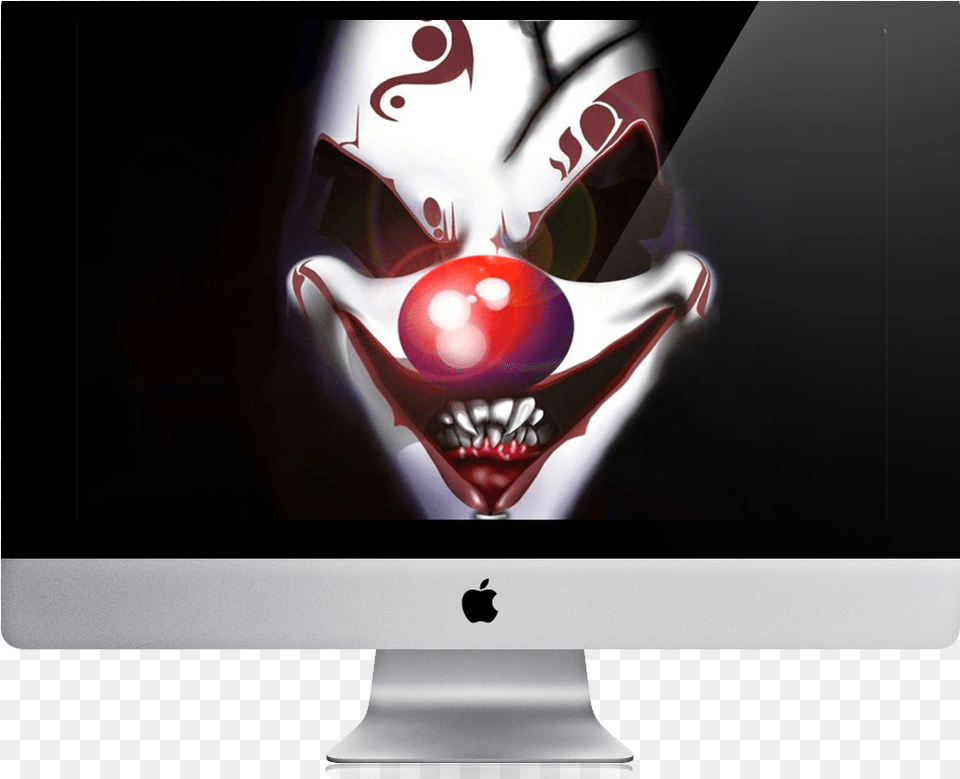 Evil Clown Cover, Computer Hardware, Electronics, Hardware, Monitor Png Image