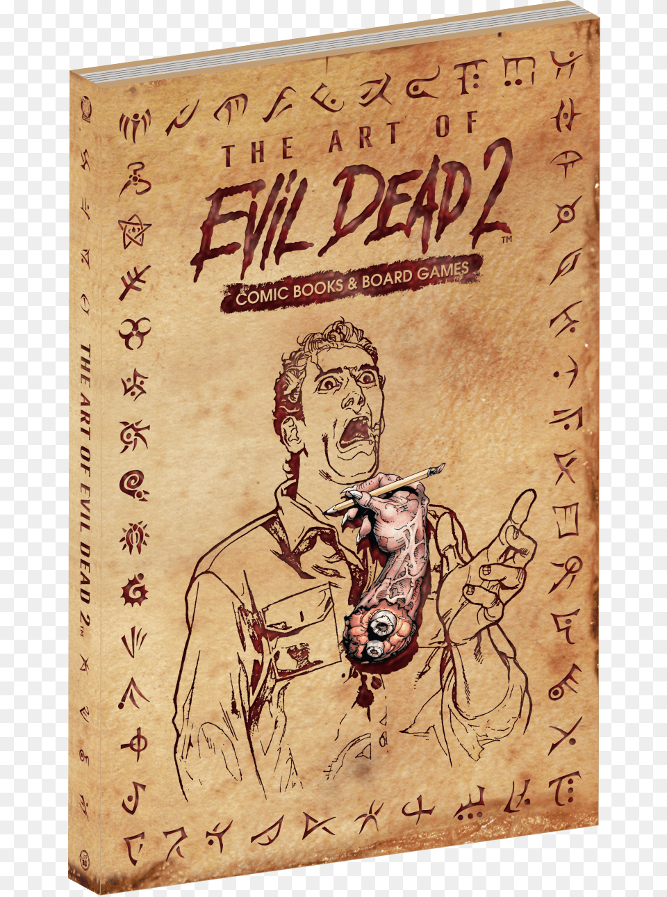 Evil Dead 2 Art Book, Publication, Adult, Person, Novel Png Image
