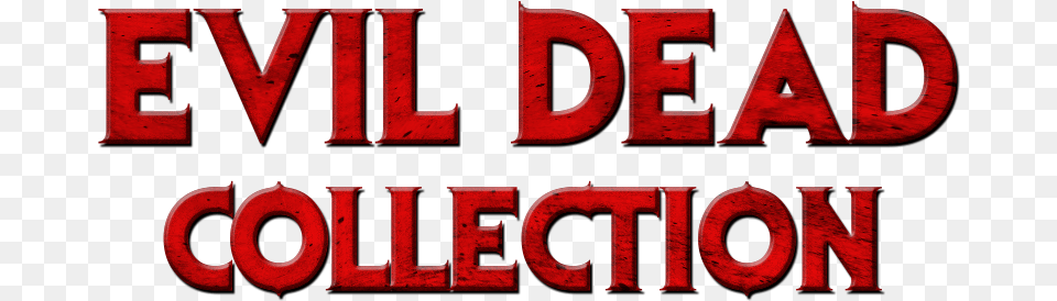 Evil Dead Collection Image Evil Dead Collection Logo, Text, Scoreboard, Book, Publication Free Png Download