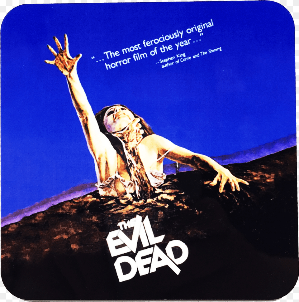 Evil Dead Drink Coaster Evil Dead Movie Poster, Adult, Person, Leisure Activities, Woman Free Png