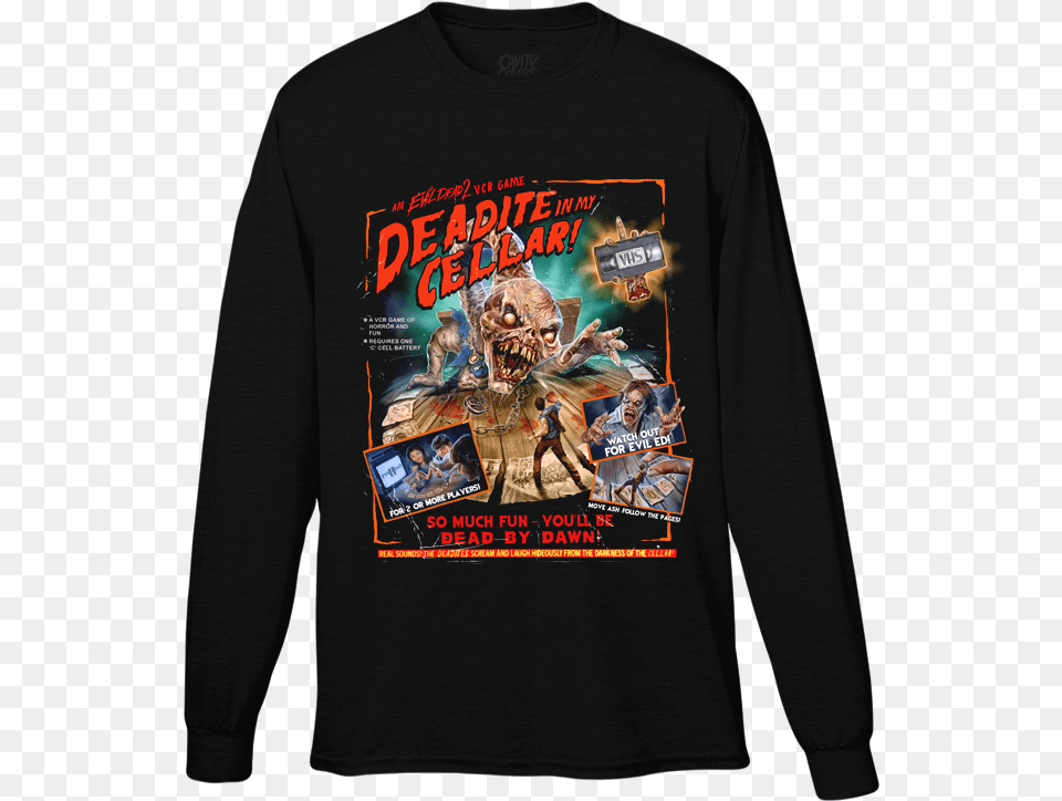 Evil Dead Long Sleeved T Shirt, T-shirt, Sleeve, Long Sleeve, Clothing Png Image