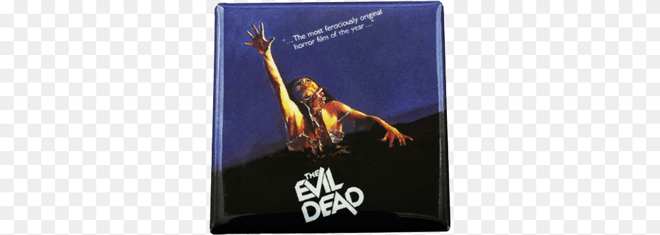 Evil Dead Magnet Famous Horror Movie Poster, Book, Dancing, Leisure Activities, Person Free Png