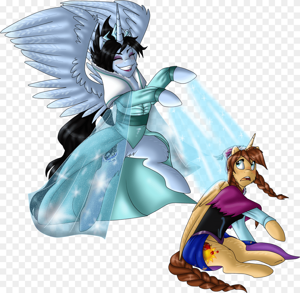 Evil Elsa Frozen Mlp, Book, Comics, Publication, Baby Free Transparent Png