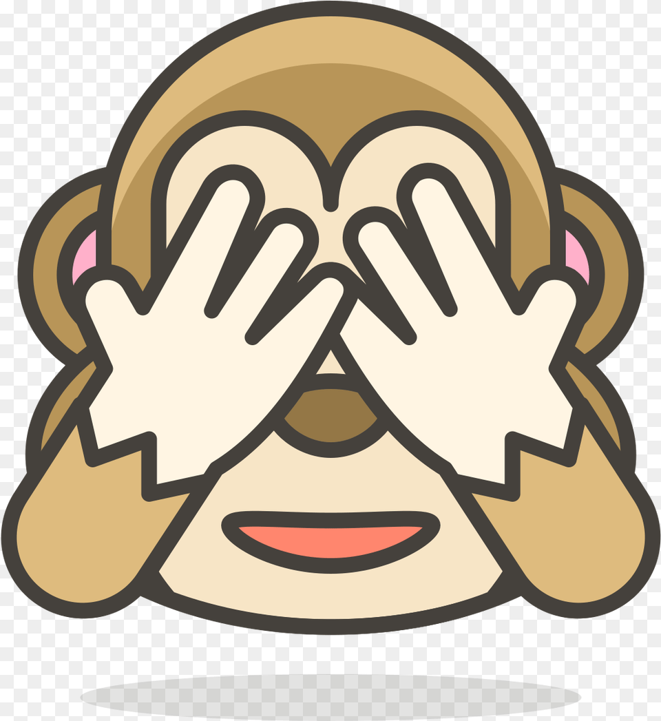 Evil Emoji Monkey See No Evil Hear No Evil Speak No Evil Silhouette, Body Part, Hand, Person, Head Png