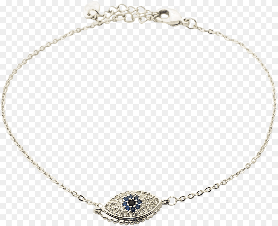 Evil Eye Pendant Chain Bracelet Chain, Accessories, Jewelry, Necklace Png Image