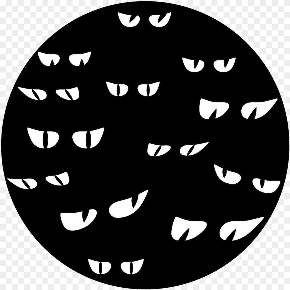 Evil Eyes Gam Gobo Pattern Halloween Eyes, Stencil, Silhouette, Baby, Person Png Image