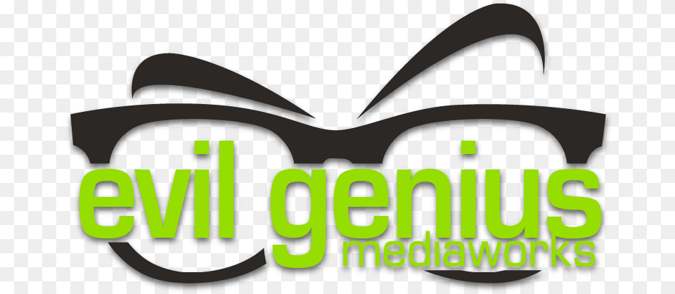 Evil Genius Mediaworks Graphic Design, Accessories, Glasses, Logo, Person Free Png