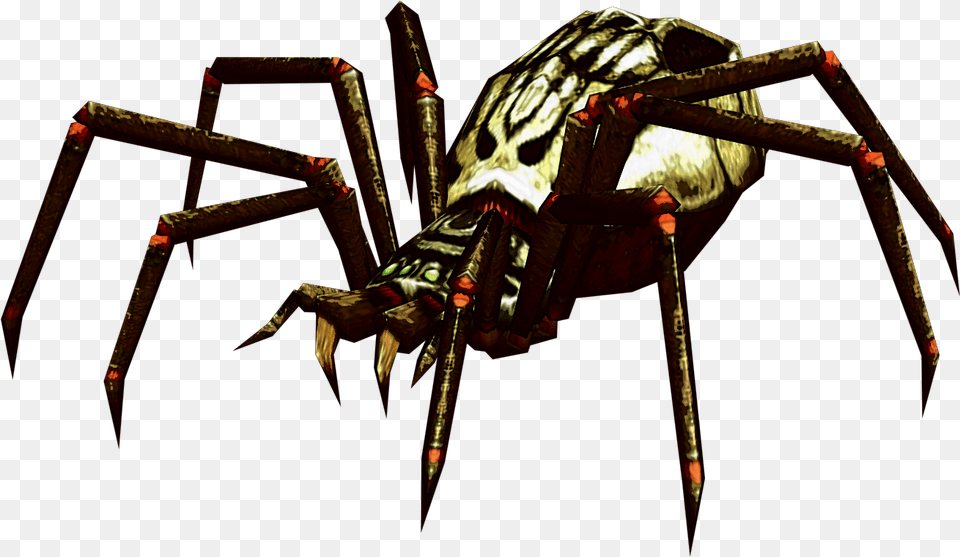 Evil Giant Spiders Twilight Princess Skulltula Zelda, Animal, Invertebrate, Spider, Cross Png Image