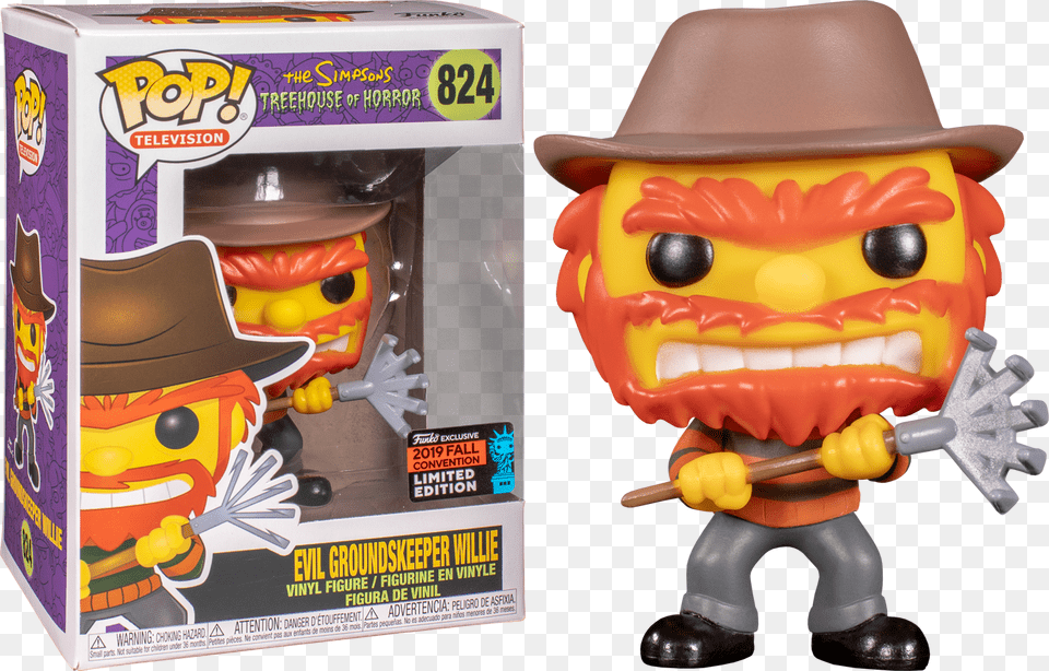 Evil Groundskeeper Willie Funko Pop, Clothing, Hat, Toy, Baby Png