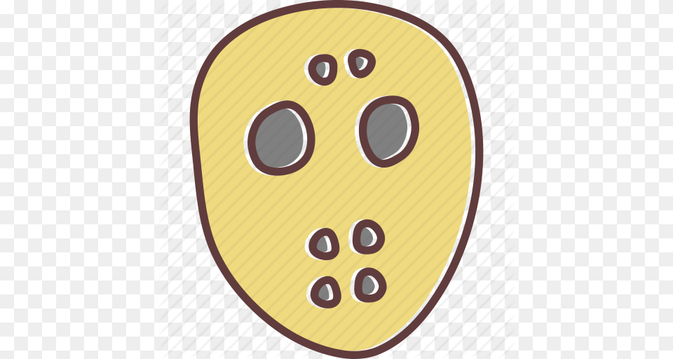 Evil Halloween Horror Jason Killer Mask Monster Icon, Disk, Food, Sweets, Fruit Png