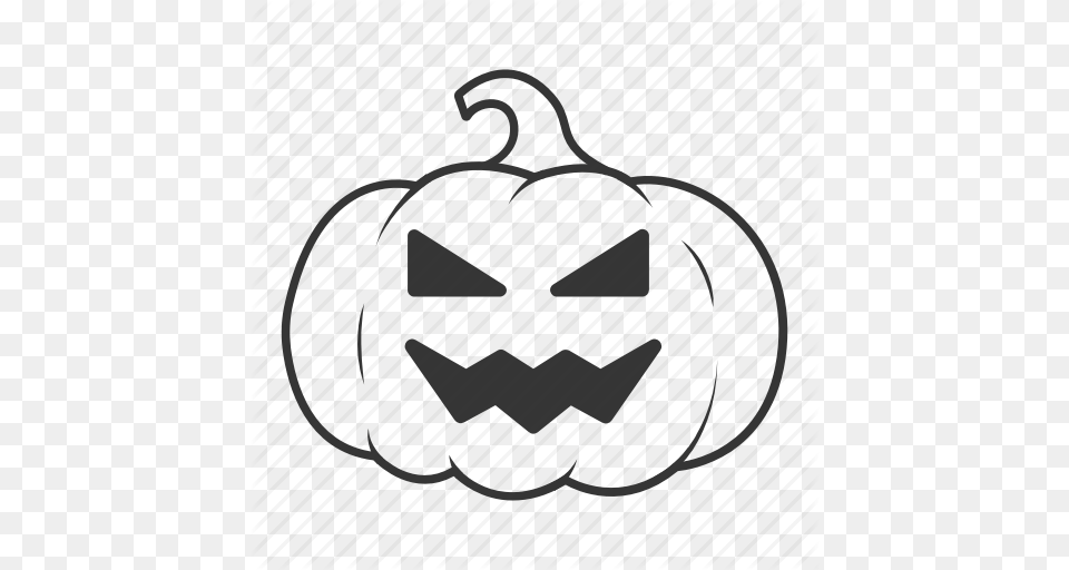 Evil Halloween Pumpkin Wicked Icon, Festival Png