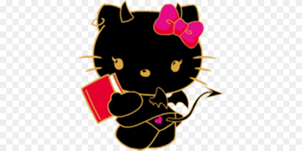 Evil Hello Kitty Demon Hello Kitty Transparent, Smoke Pipe Free Png