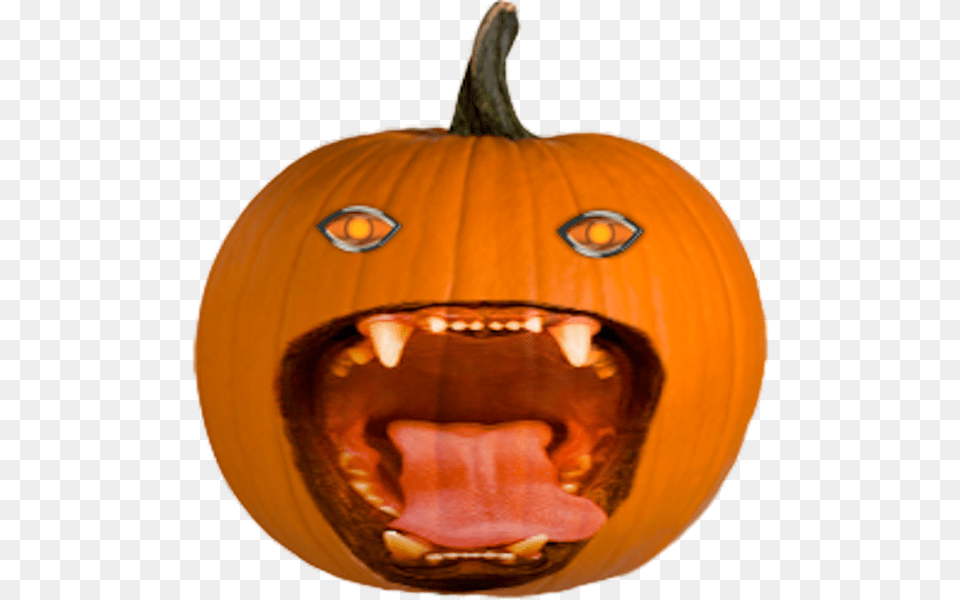 Evil Jack O Lantern, Food, Plant, Produce, Pumpkin Free Png Download