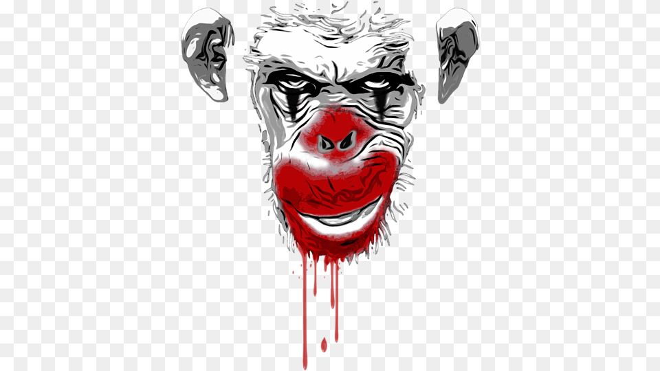 Evil Monkey Clown, Adult, Female, Person, Woman Png Image