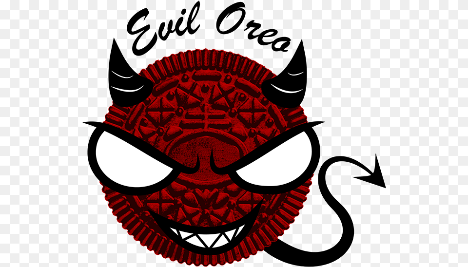 Evil Oreo Commission Icon Top Of Oreo Cookie, Emblem, Symbol, Mask Free Png Download