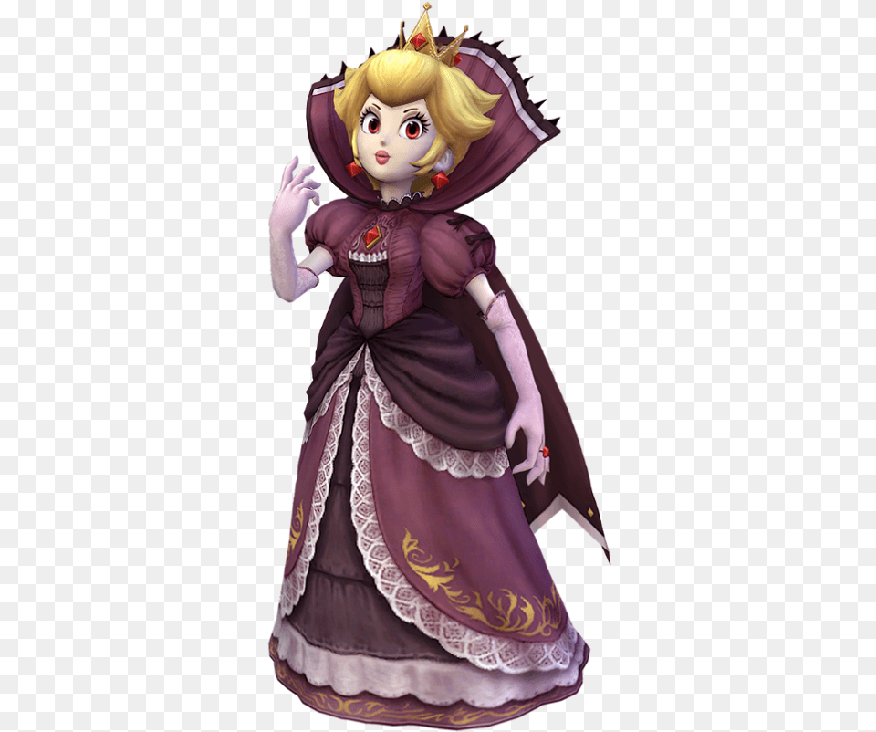 Evil Peach Shadow Queen Peach, Clothing, Dress, Baby, Person Free Png Download